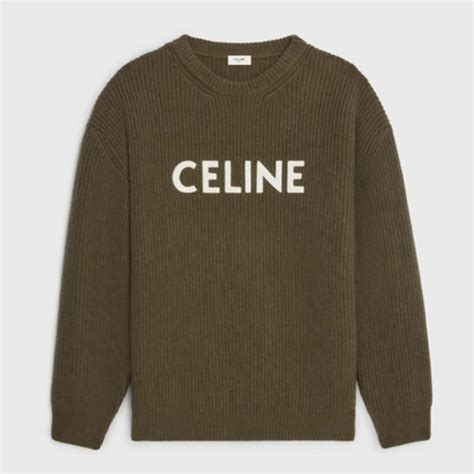 celine green shirt|Celine sweatshirt women's.